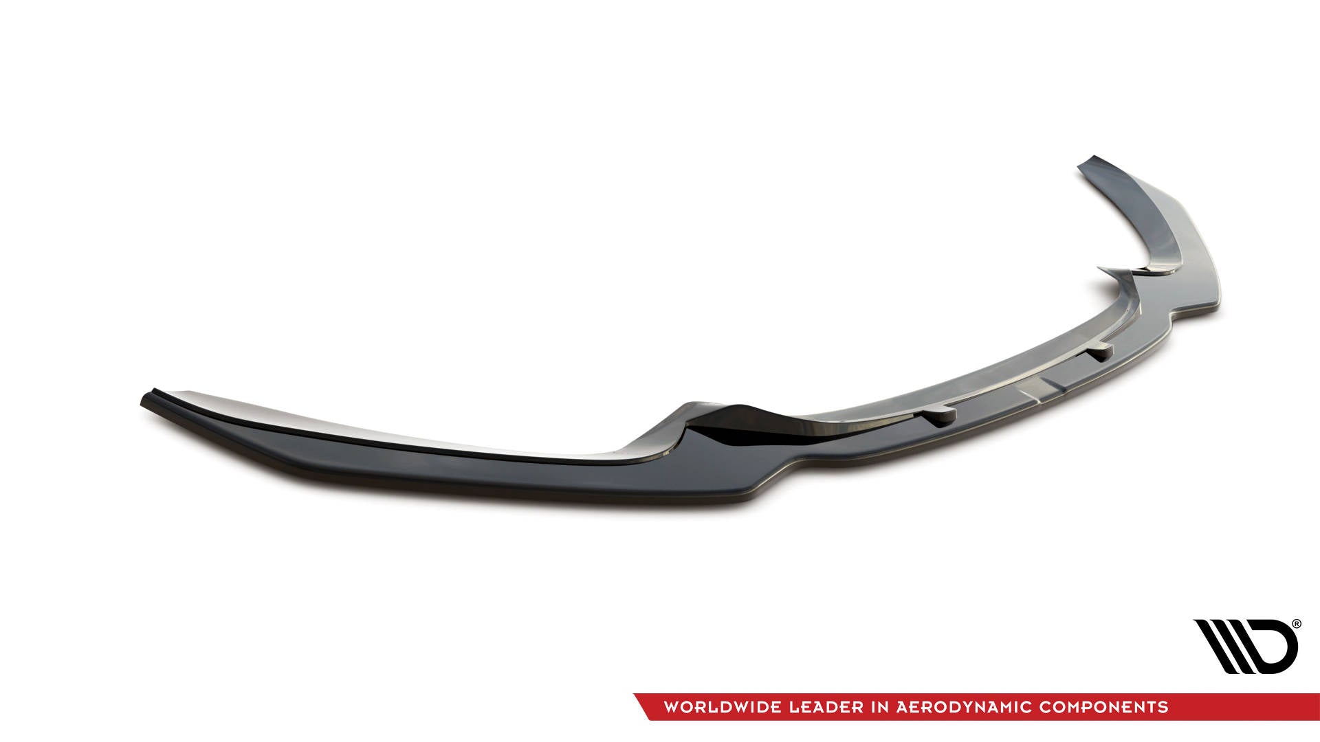 Maxton Design Street+ Spoilerlippe Front Ansatz V.1 passend für BMW 1er F20/F21 M-Power FACELIFT schwarz Hochglanz