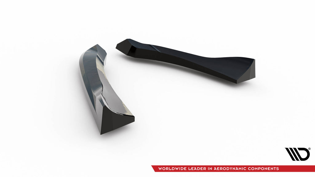 Maxton Design Heck Ansatz Flaps Diffusor passend für Mazda MX5 NC (Mk3) schwarz Hochglanz