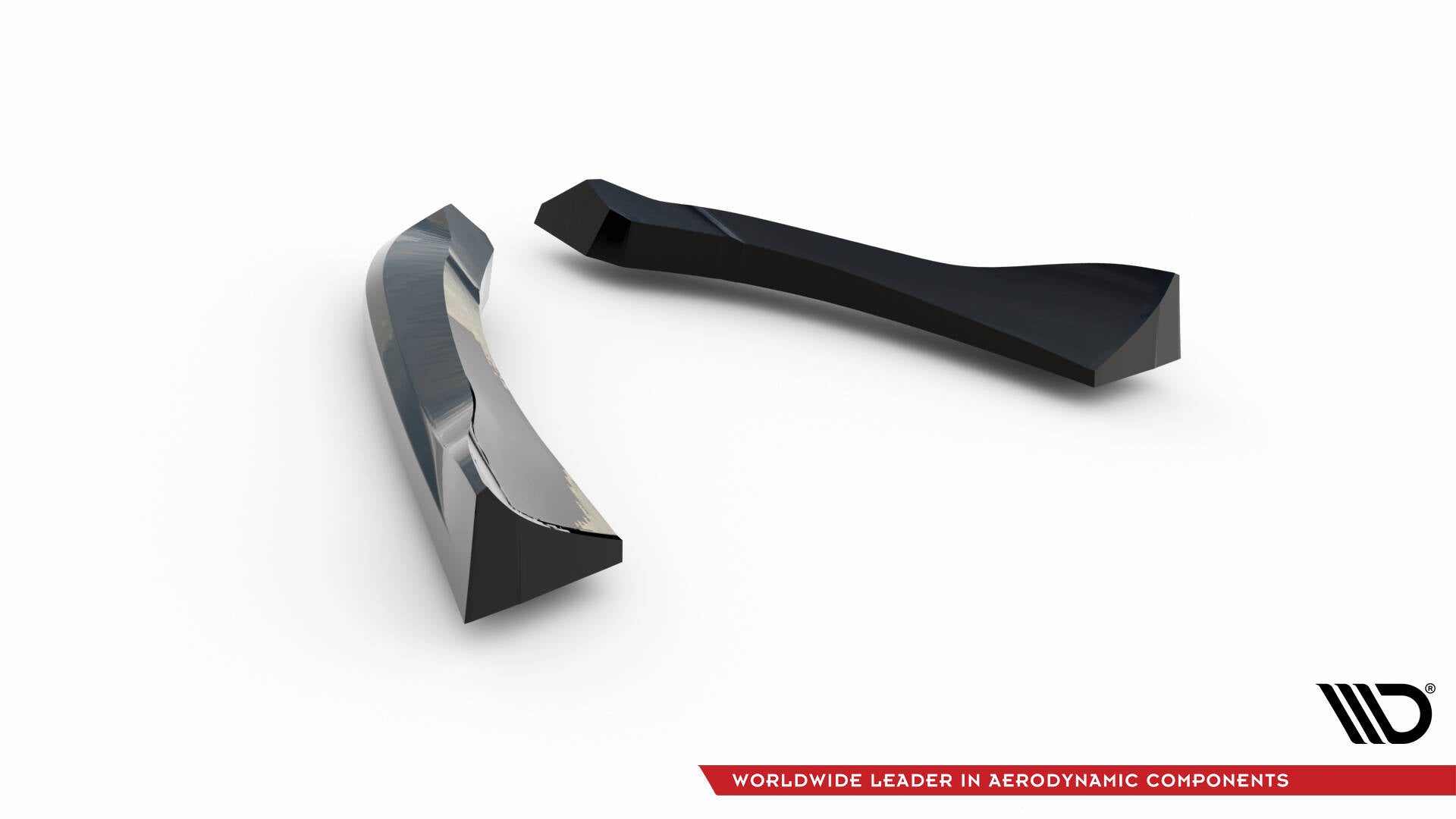 Maxton Design Heck Ansatz Flaps Diffusor passend für Mazda MX5 NC (Mk3) schwarz Hochglanz