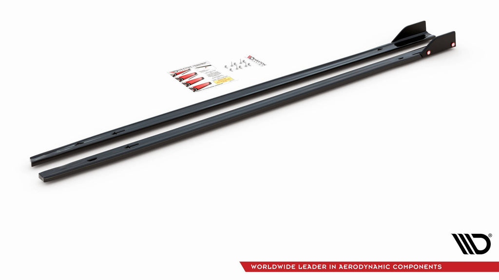 Maxton Design Seitenschweller Ansatz für V.2 für + Flaps Volkswagen Golf 8 GTI / GTI Clubsport