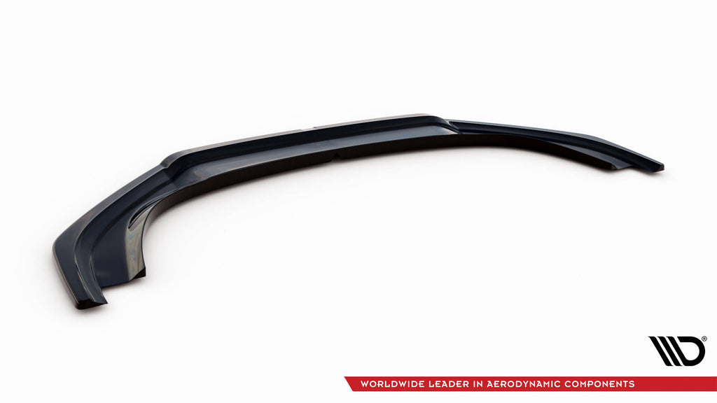 Maxton Design Street+ Spoilerlippe Front Ansatz V.2 passend für VW Golf R Mk6 schwarz Hochglanz
