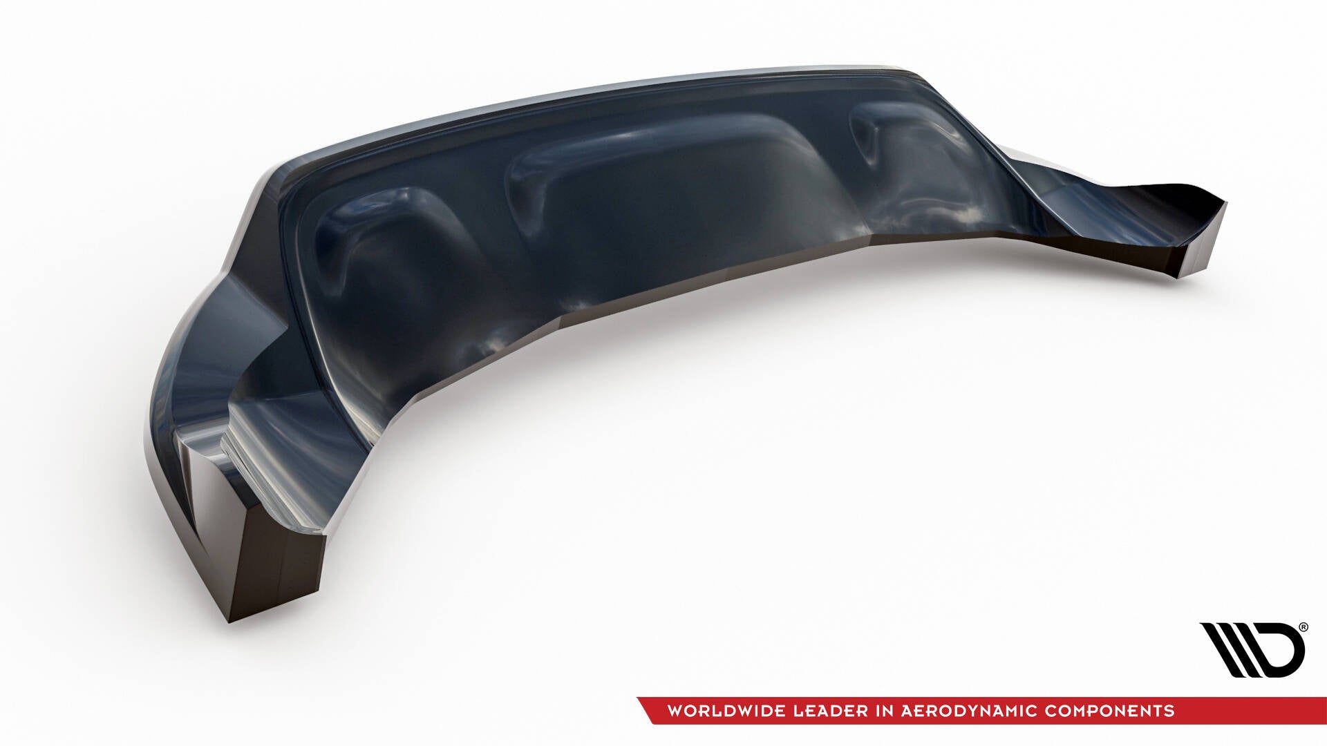 Maxton Design Street+ Mittlerer Diffusor RACE passend für Jeep Compass Limited Mk2 Facelift schwarz Hochglanz