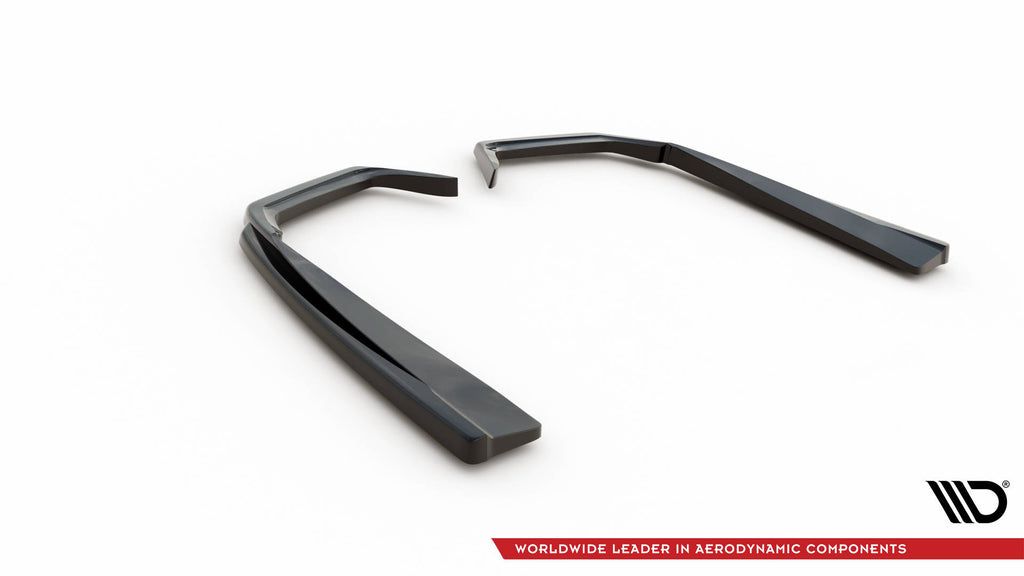 Maxton Design Heck Ansatz Flaps Diffusor passend für Mercedes-AMG C 43 Limousine W205 Facelift schwarz Hochglanz