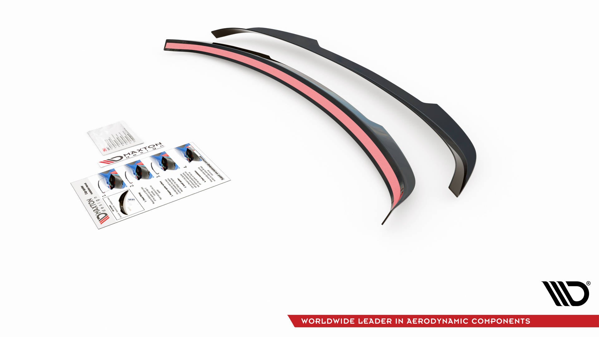Maxton Design Spoiler CAP passend für Toyota Avensis Mk3 Facelift Wagon schwarz Hochglanz