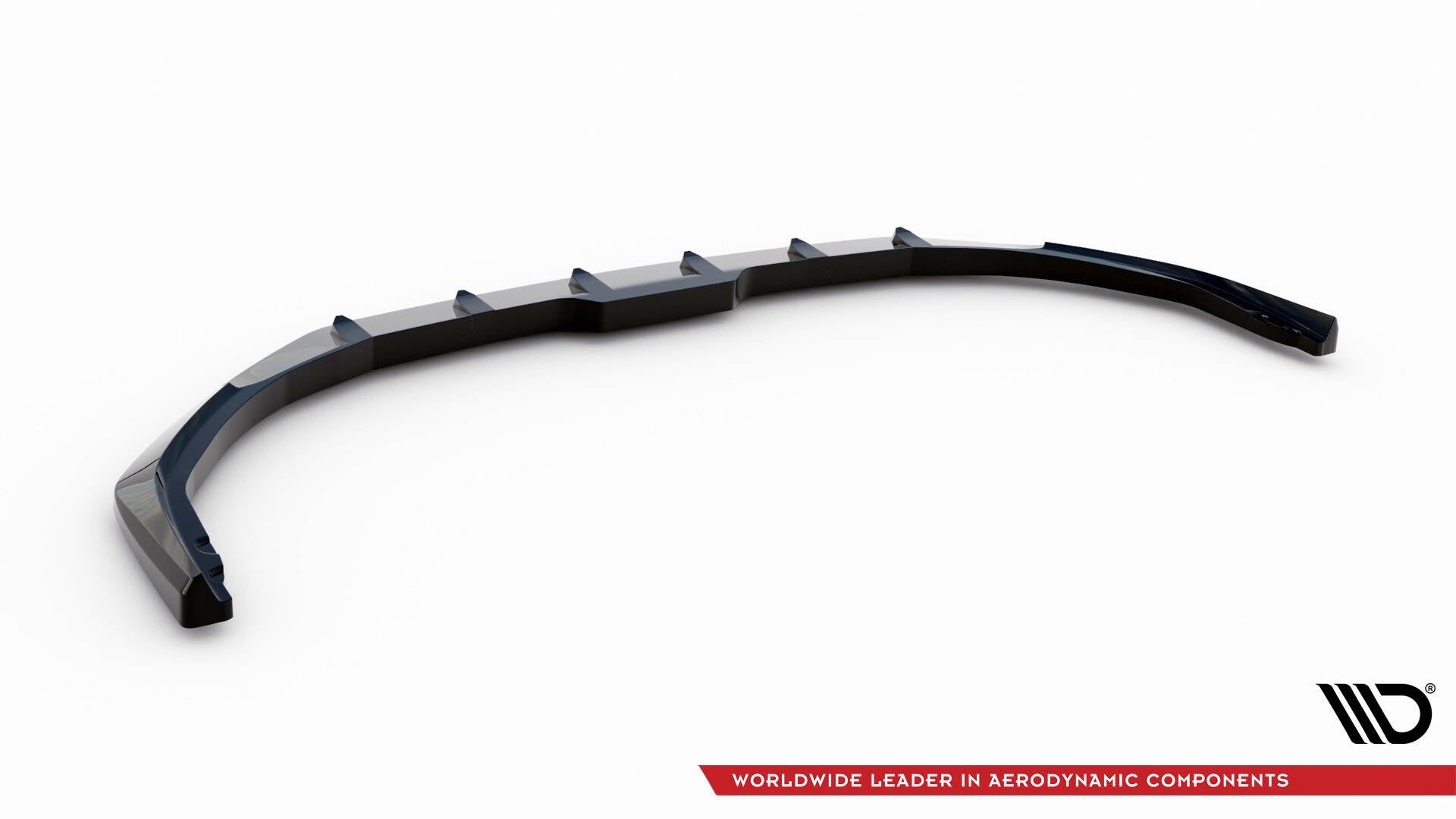 Maxton Design Street+ Spoilerlippe Front Ansatz V.1 passend für Peugeot 308 Mk3 schwarz Hochglanz