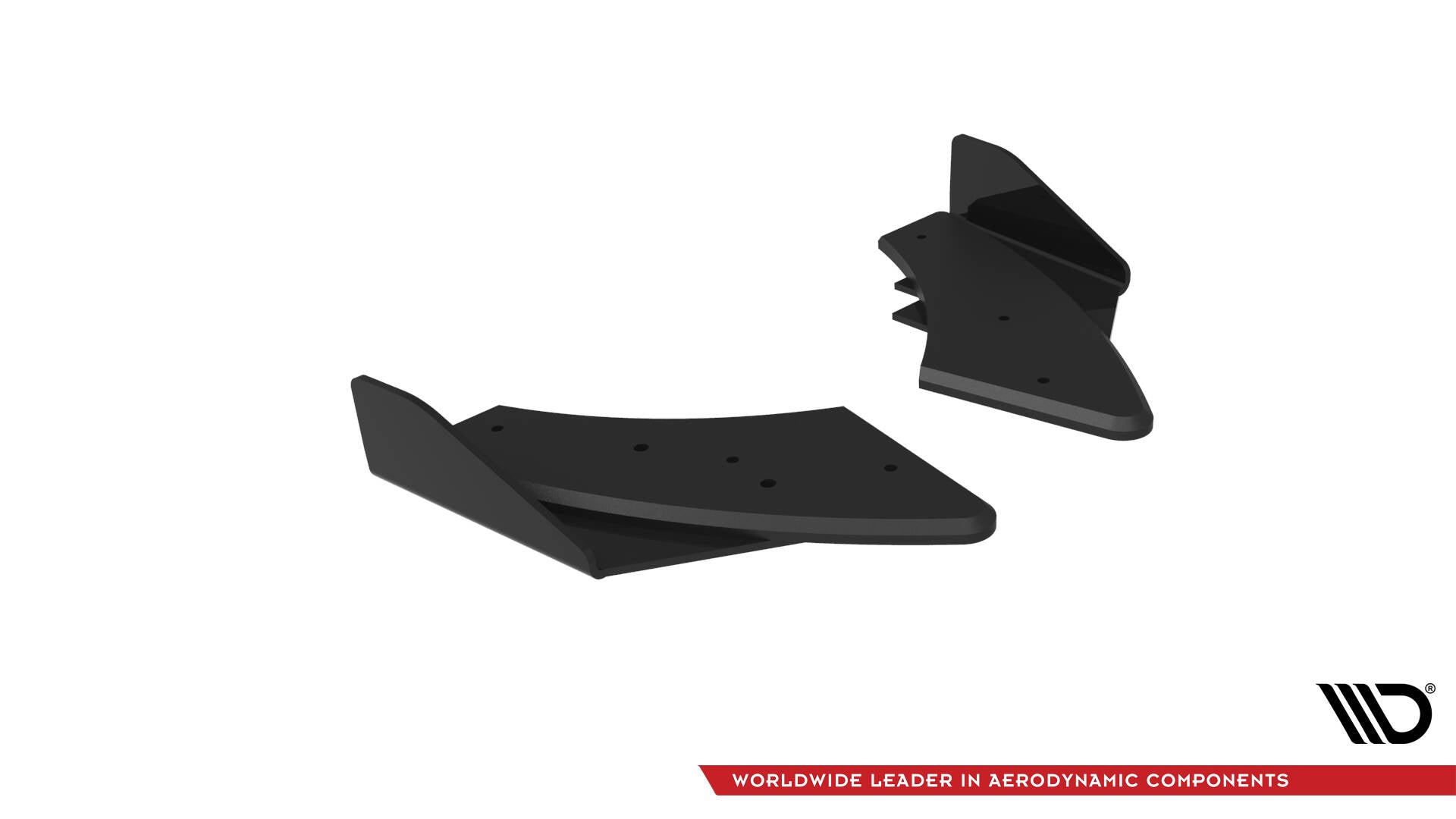 Maxton Design Street Pro Heck Ansatz Flaps Diffusor + Flaps passend für Audi S3 Sportback 8Y Facelift schwarz Hochglanz