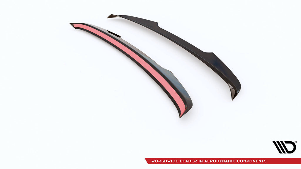 Maxton Design Spoiler CAP passend für Volvo XC60 Mk2 R-Design schwarz Hochglanz