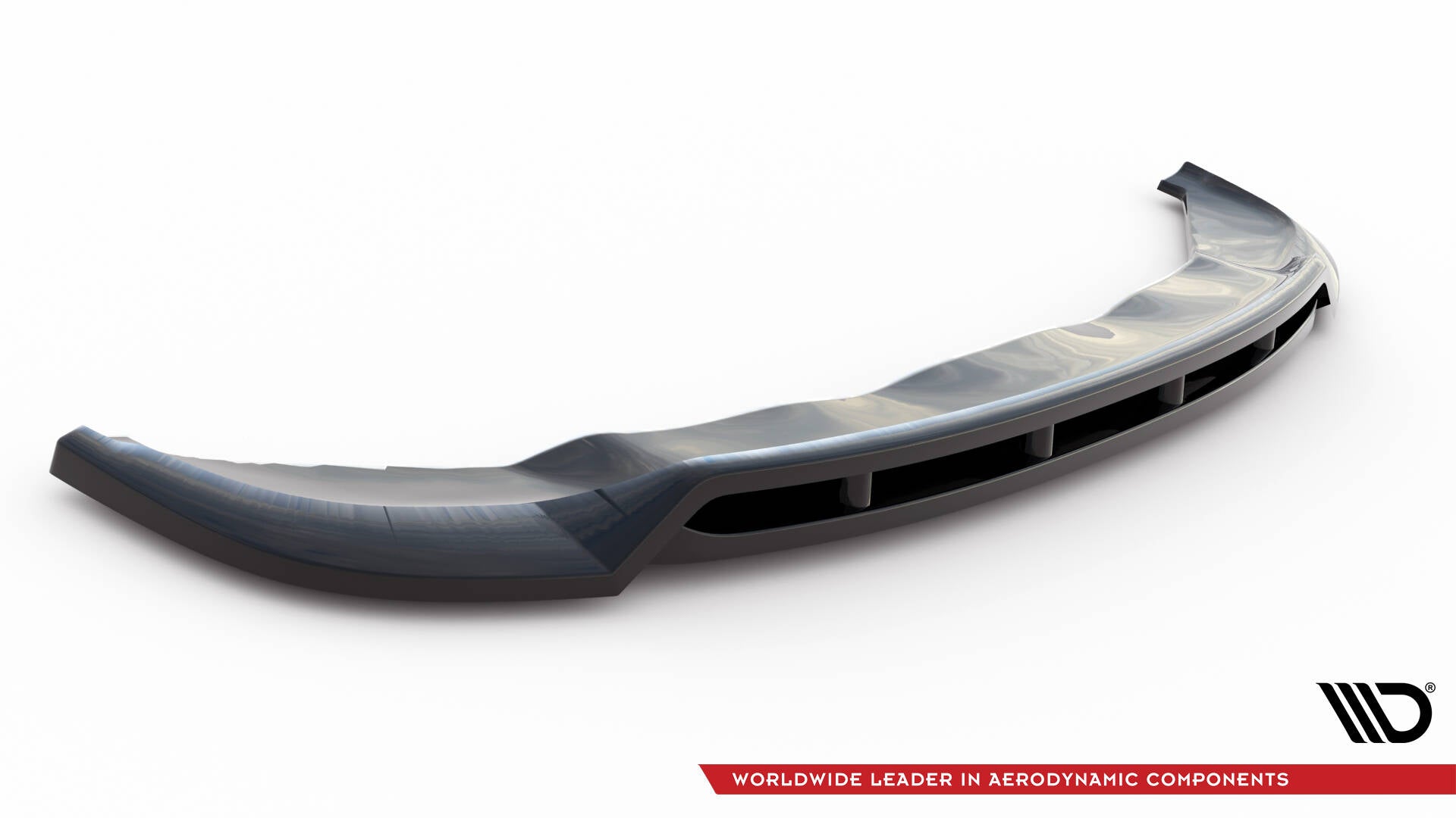 Maxton Design Street+ Spoilerlippe Front Ansatz passend für Dodge Durango Mk3 Facelift schwarz Hochglanz