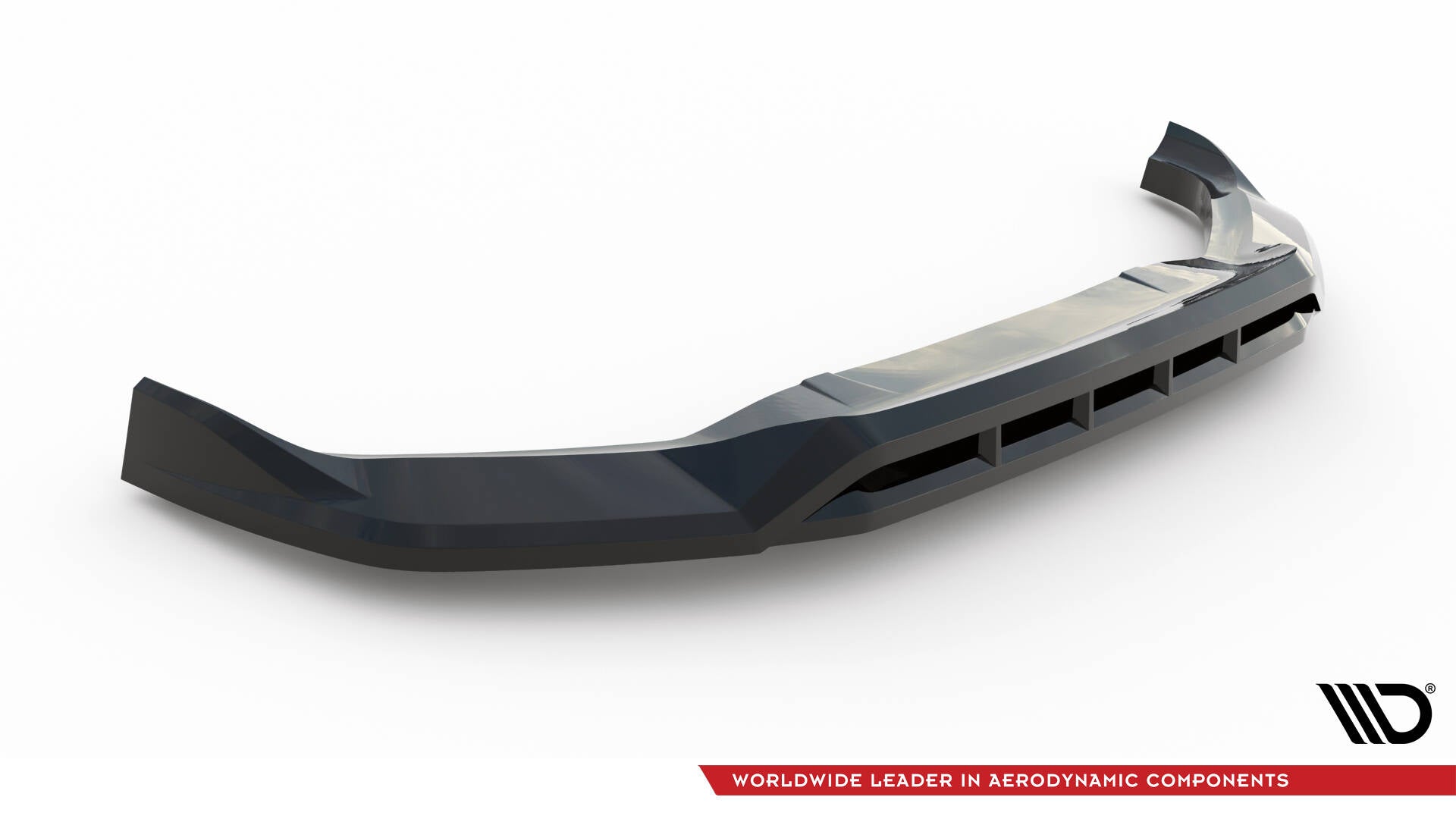 Maxton Design Street+ Spoilerlippe Front Ansatz passend für BMW X1 M-Paket U11 schwarz Hochglanz