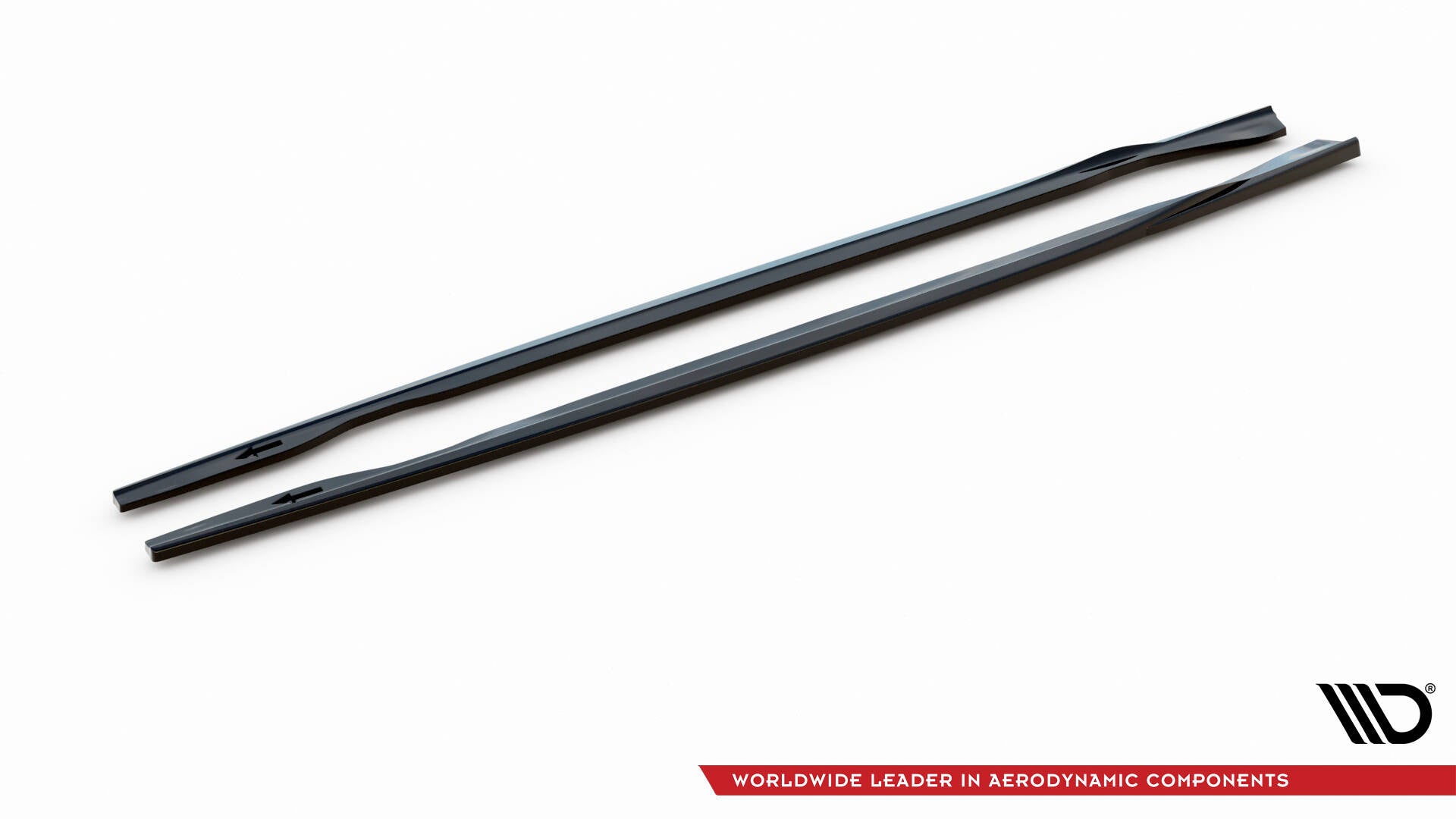 Maxton Design Street+ Seitenschweller Leisten V.2 passend für BMW 1er E81 Facelift schwarz Hochglanz