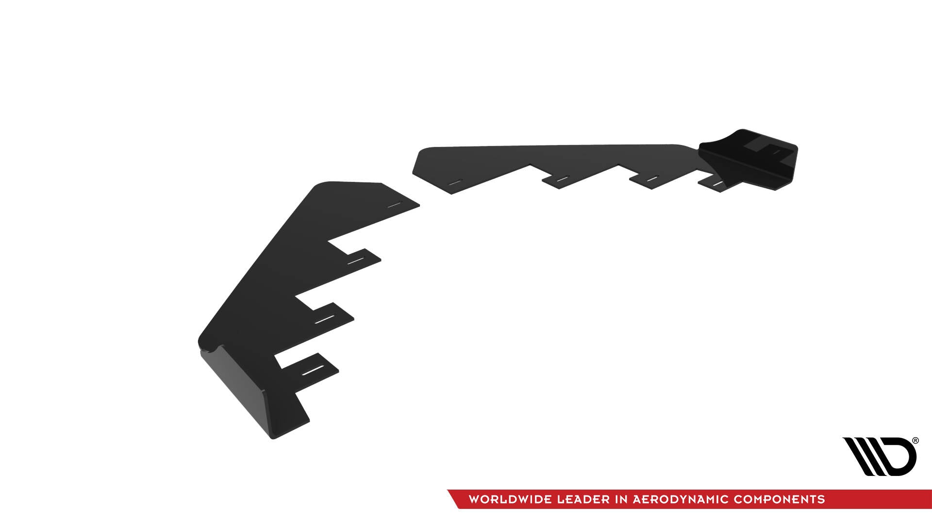 Maxton Design Front Stoßstange Flaps passend für Hyundai Veloster N Mk2 schwarz Hochglanz