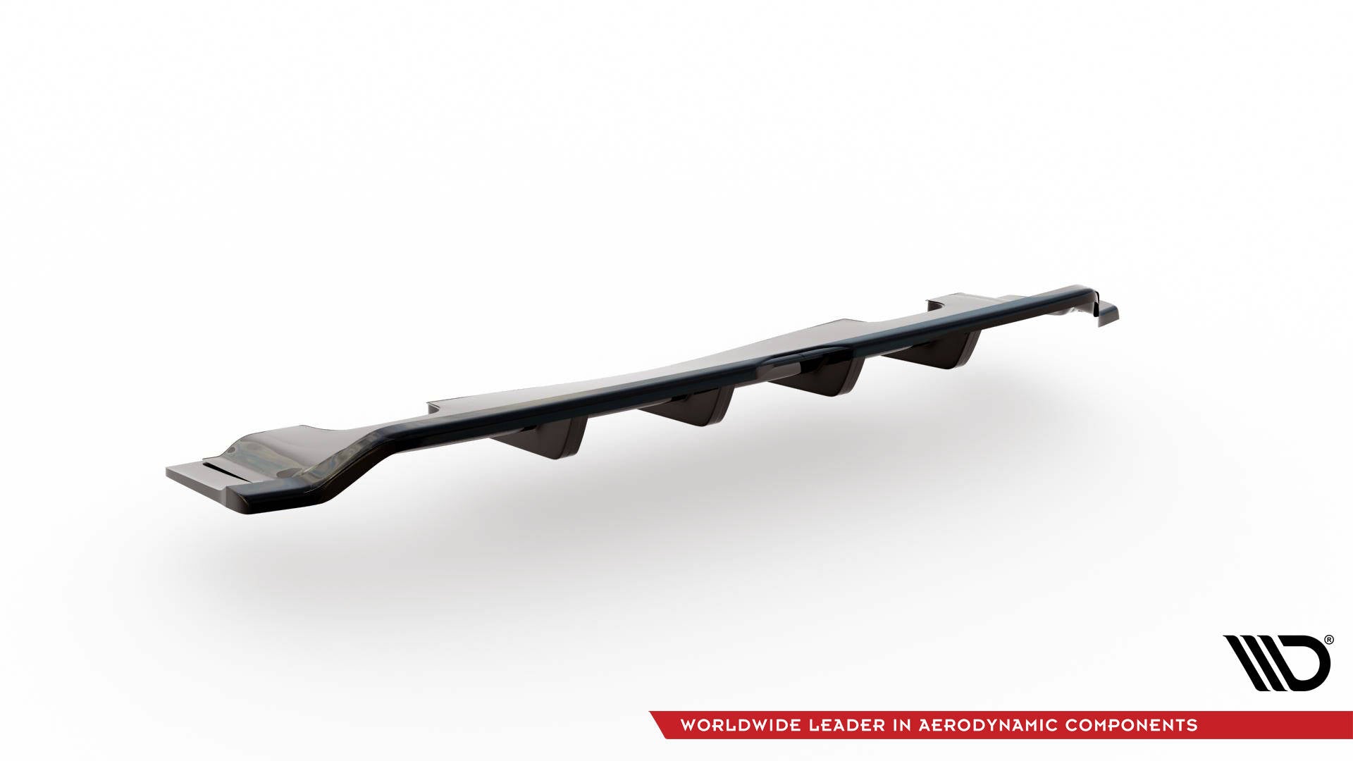 Maxton Design Street+ Mittlerer Diffusor RACE V.2 passend für Volvo V90 Mk2 schwarz Hochglanz