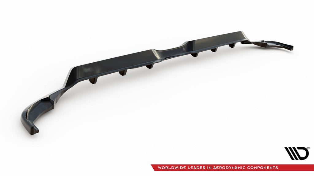 Maxton Design Street+ Mittlerer Diffusor RACE V.2 passend für Toyota Yaris Mk4 schwarz Hochglanz