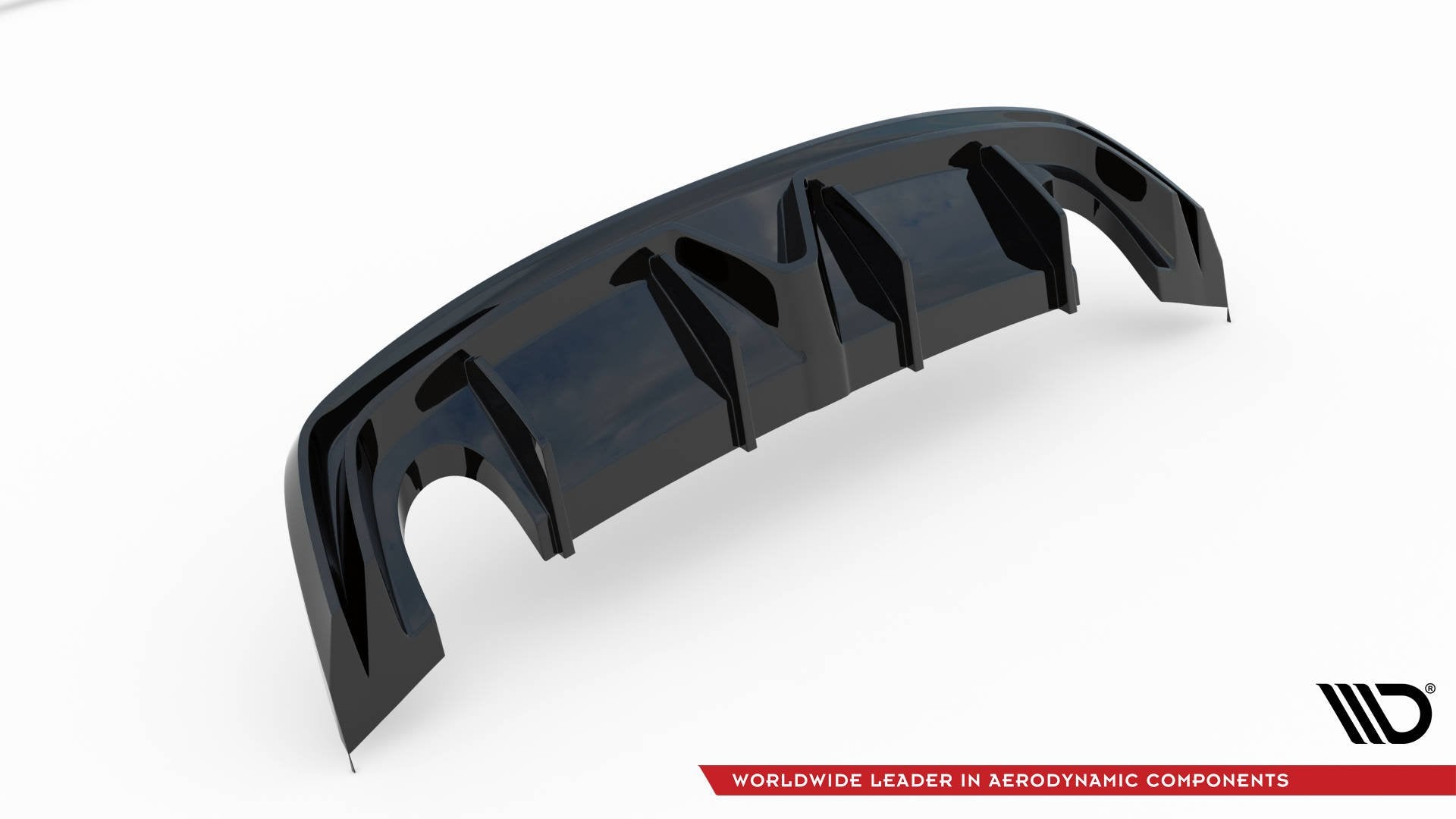 Maxton Design Diffusor Heck Ansatz passend für Alfa Romeo Giulietta (Einzelauspuff li. re.)