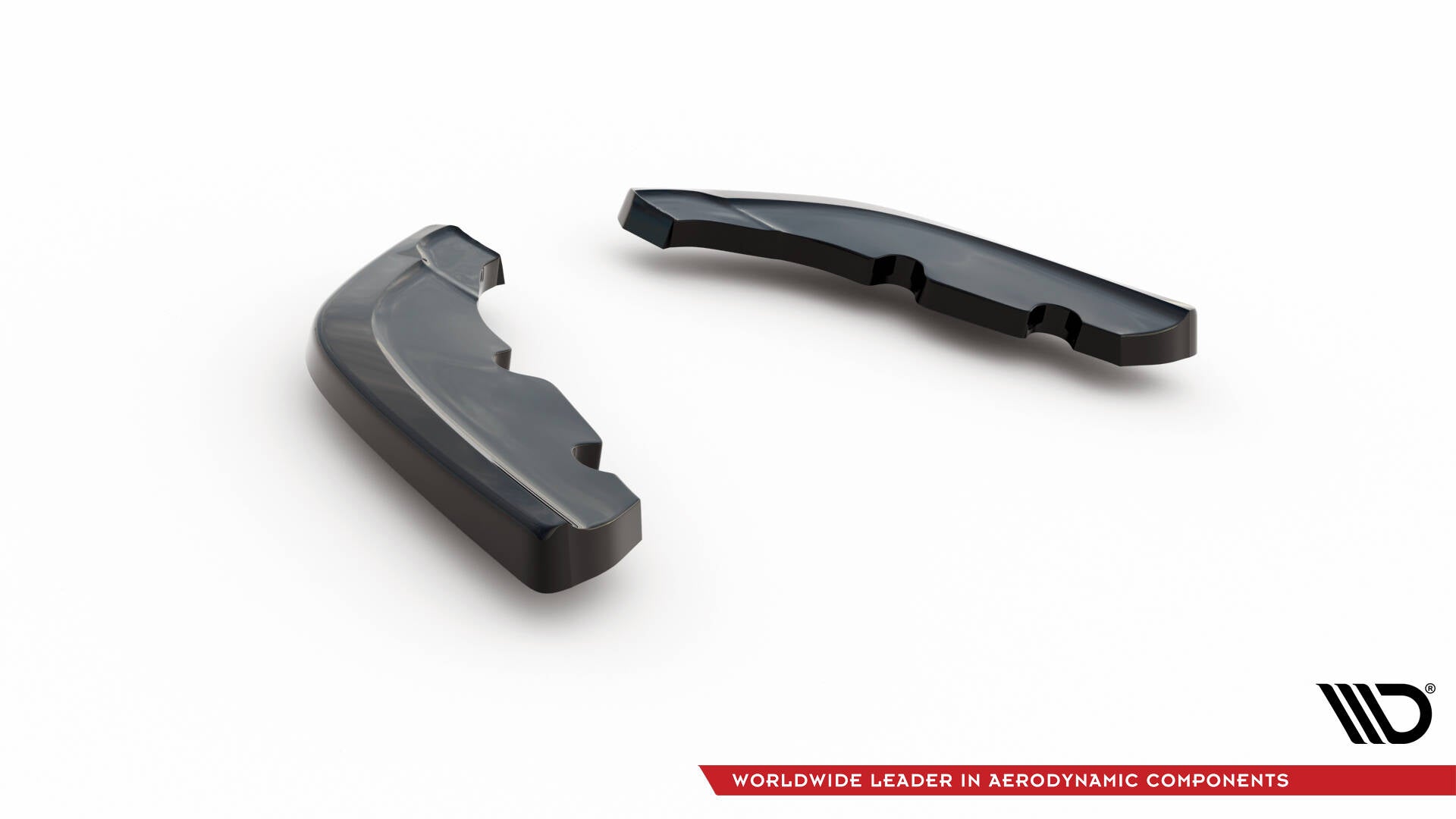 Maxton Design Heck Ansatz Flaps Diffusor V.7 passend für BMW 1er M-Paket / M135i F40 schwarz Hochglanz