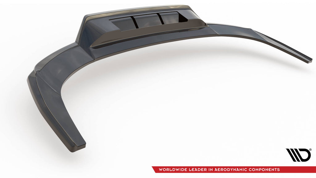 Maxton Design Street+ Mittlerer Diffusor RACE passend für Audi A3 S-Line Limousine 8Y schwarz Hochglanz