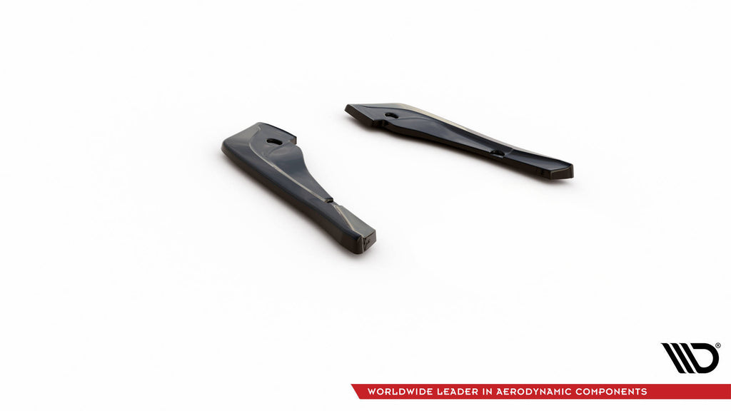 Maxton Design Heck Ansatz Flaps Diffusor V.1 passend für Toyota Supra Mk5 schwarz Hochglanz
