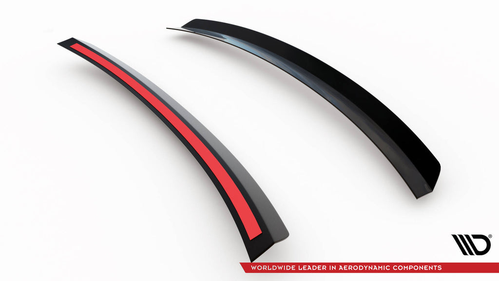 Maxton Design Spoiler CAP passend für Audi TT 8J schwarz Hochglanz