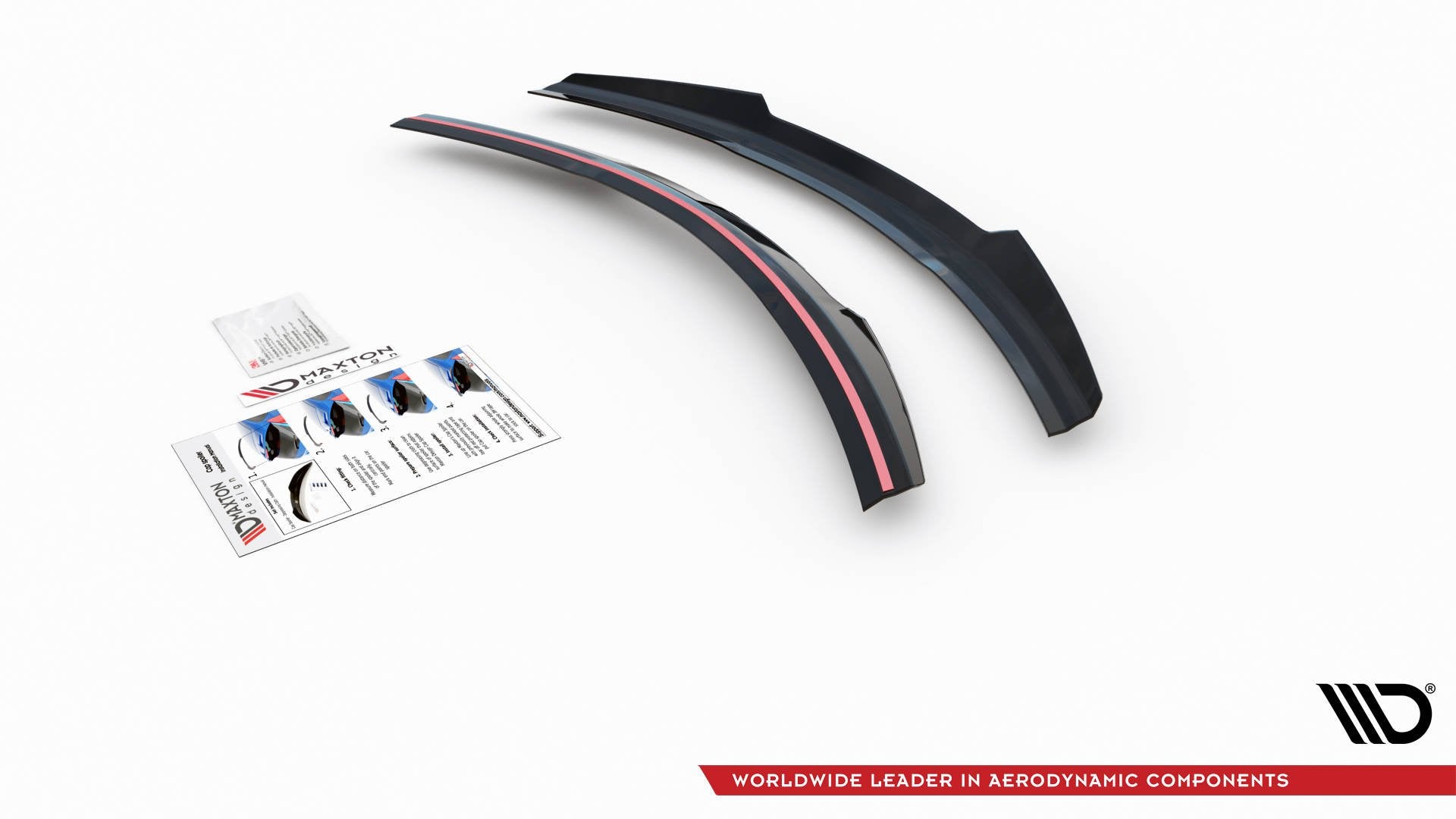 Maxton Design Spoiler CAP passend für Mercedes-AMG A 45 S W177 schwarz Hochglanz