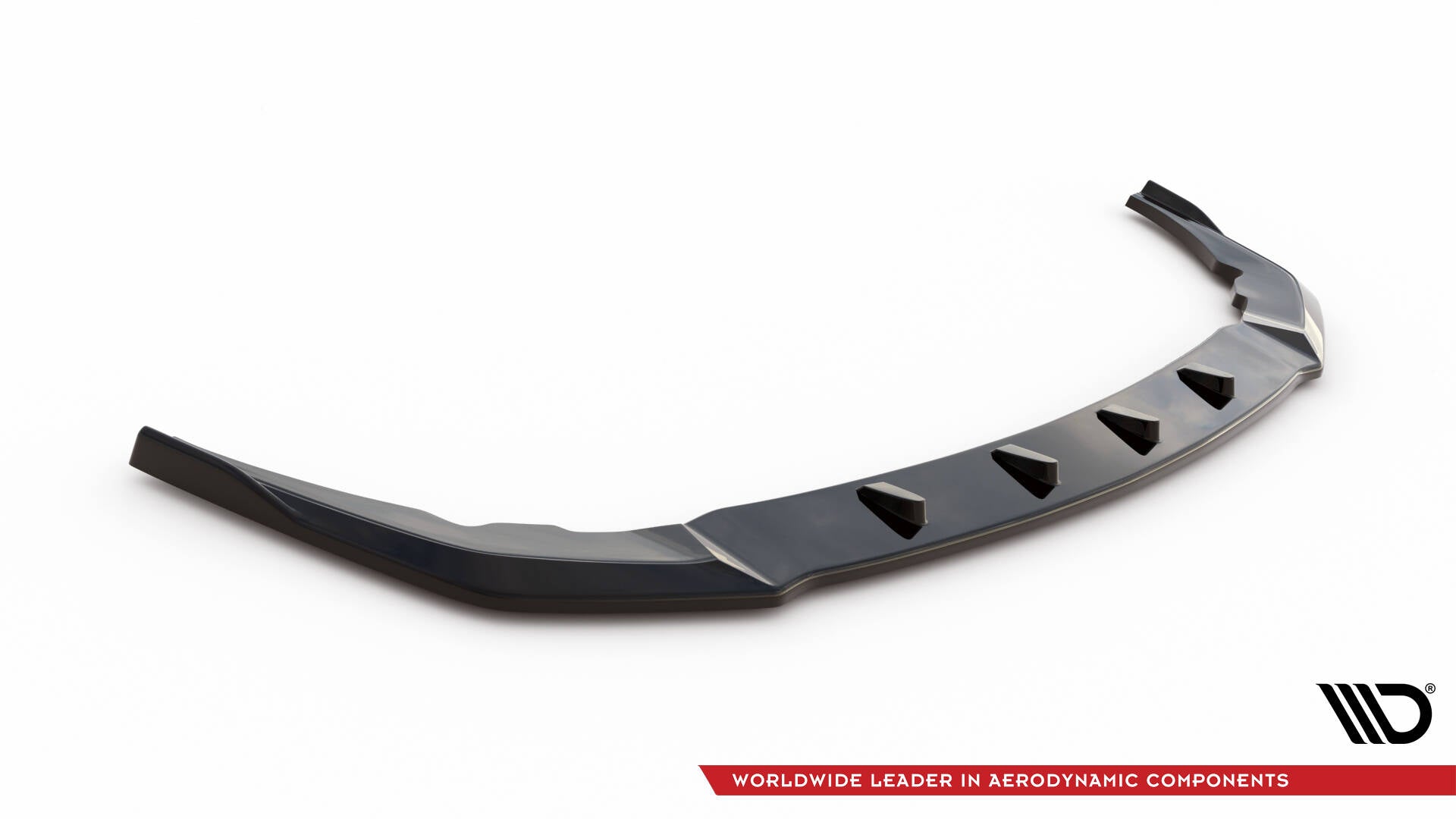 Maxton Design Street+ Spoilerlippe Front Ansatz passend für V.9 BMW M135i F40 schwarz Hochglanz