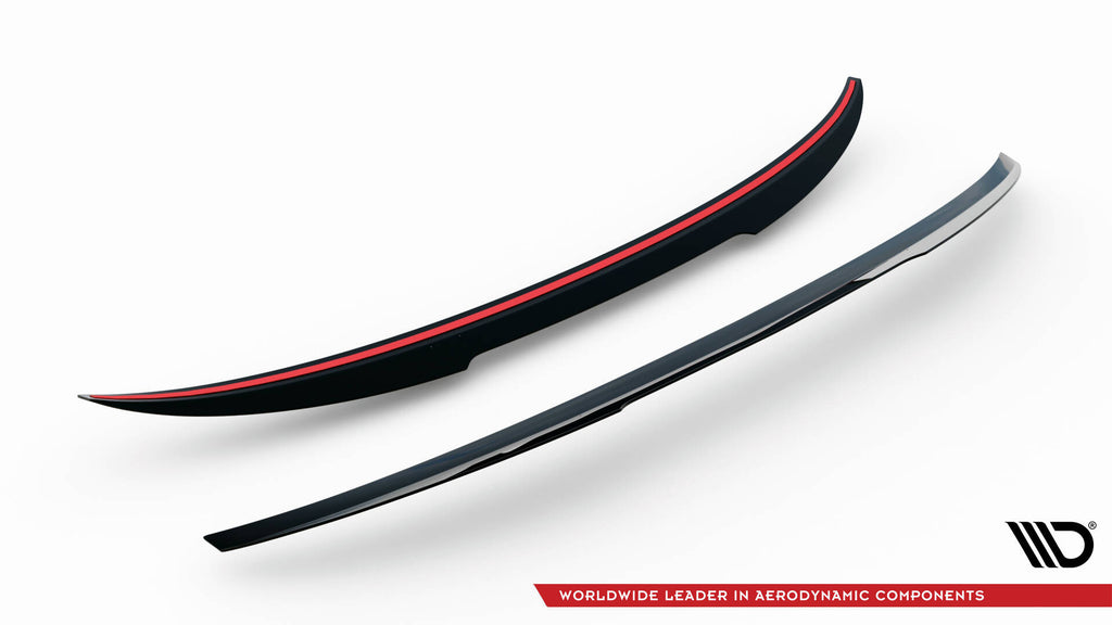 Maxton Design Spoiler CAP passend für BMW 4er F32 schwarz Hochglanz