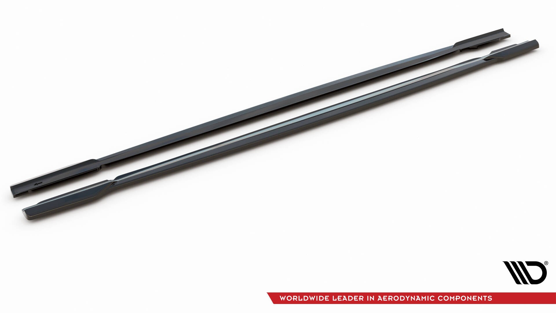 Maxton Design Street+ Seitenschweller Leisten passend für V.1 passend für Audi RS6 C8 / C8 Facelift schwarz Hochglanz