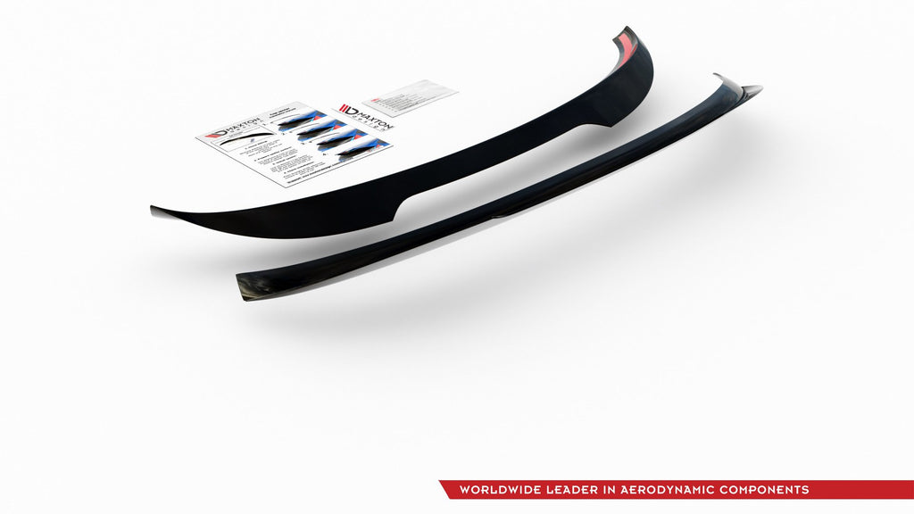 Maxton Design Spoiler CAP passend für Mini Countryman Mk1 JCW schwarz Hochglanz