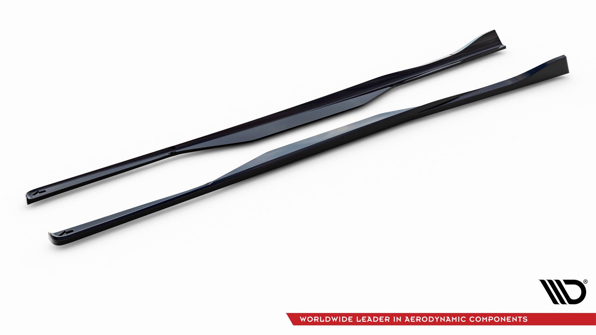Maxton Design Street+ Seitenschweller Leisten passend für Chevrolet Corvette C6 schwarz Hochglanz