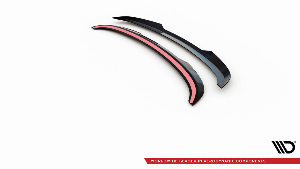 Maxton Design Spoiler CAP passend für Audi e-Tron GT / RS GT RS Mk1 schwarz Hochglanz