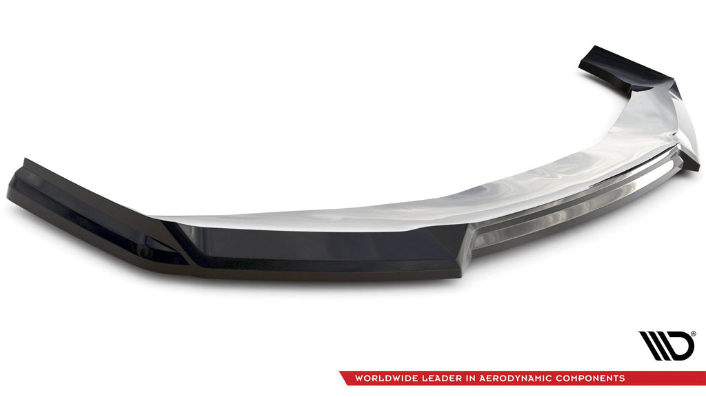 Maxton Design Street+ Spoilerlippe Front Ansatz V.3 passend für BMW 7 M-Paket / M760e / i7 M-Paket G70 schwarz Hochglanz