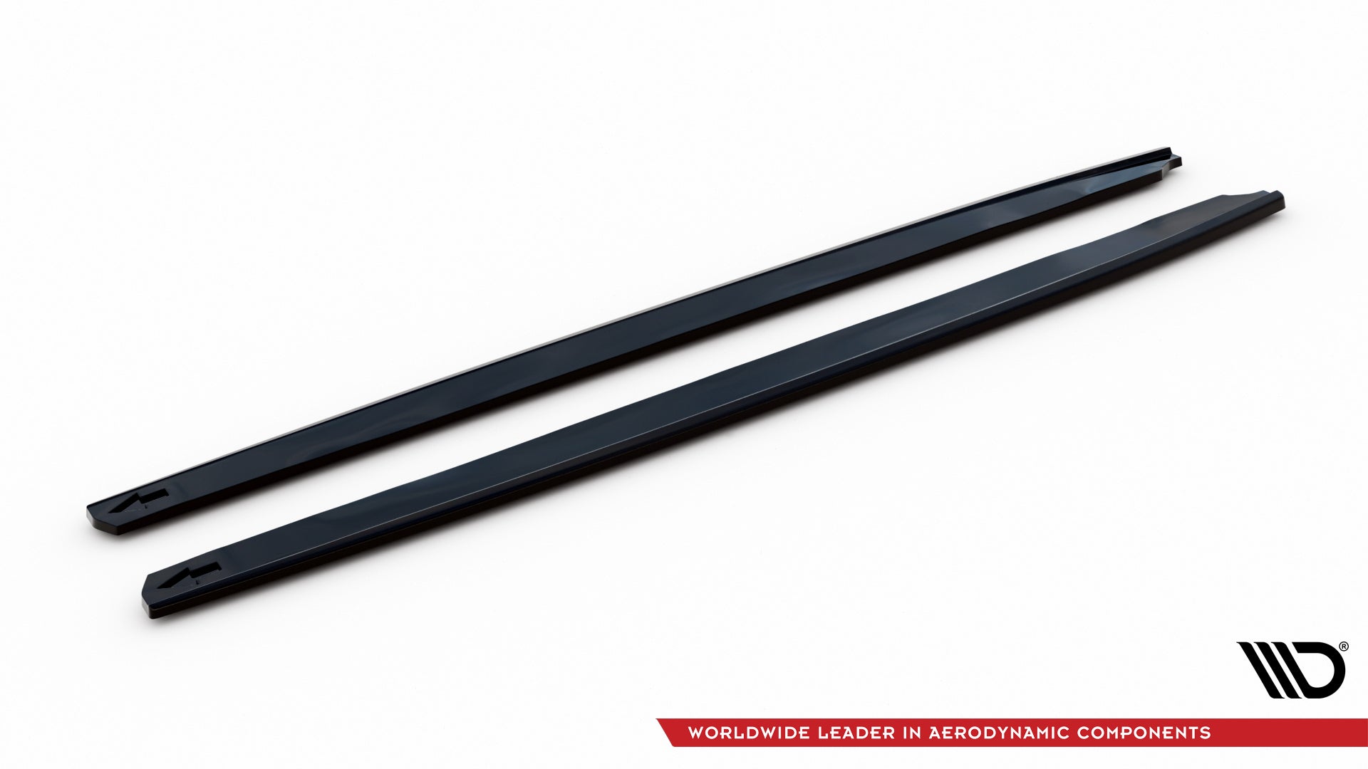 Maxton Design Street+ Seitenschweller Leisten passend für Seat Leon Cupra / FR / Standard Aero Mk3 / Mk3 Facelift schwarz Hochglanz