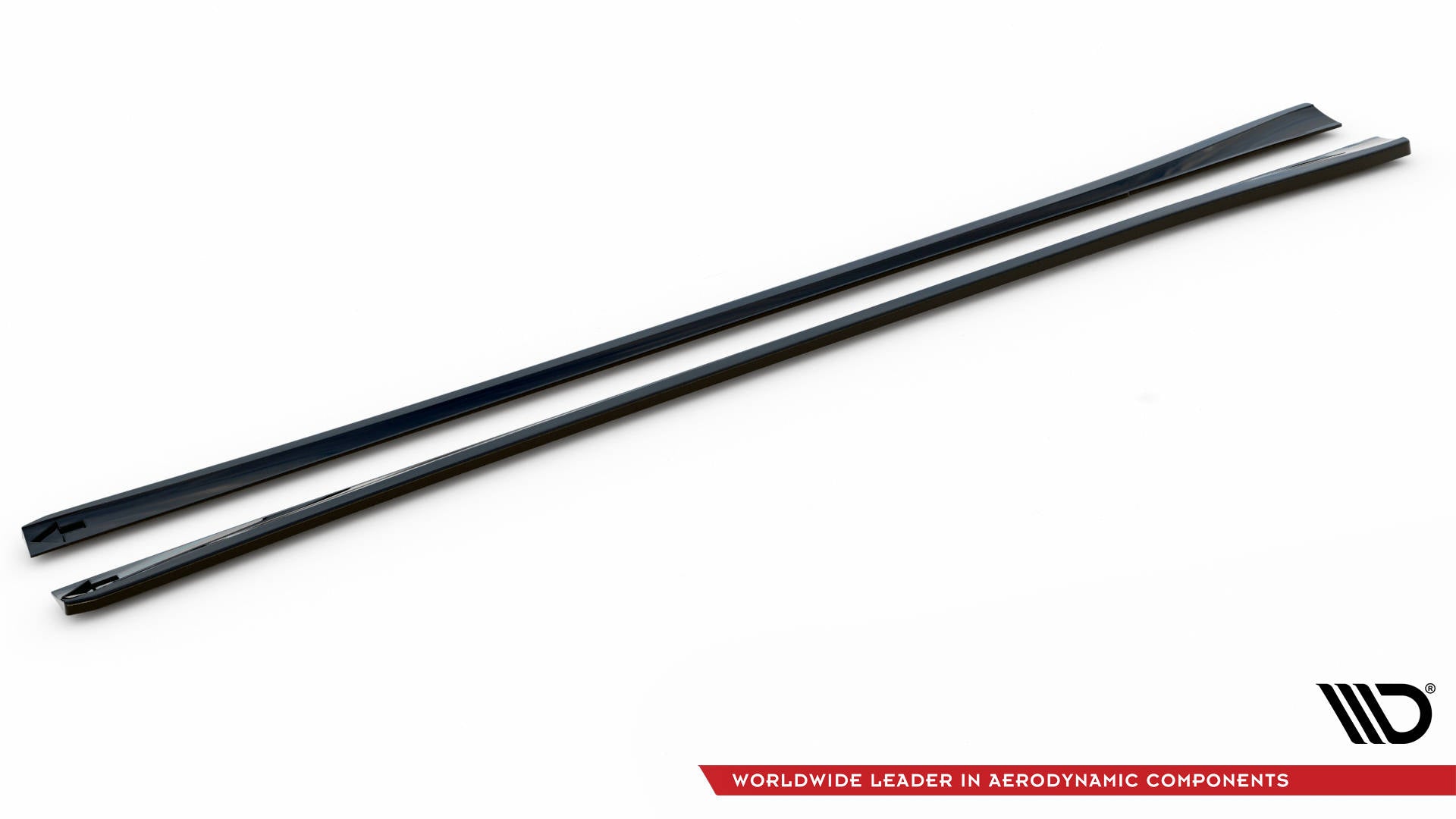 Maxton Design Street+ Seitenschweller Leisten passend für Audi A6 C8 schwarz Hochglanz