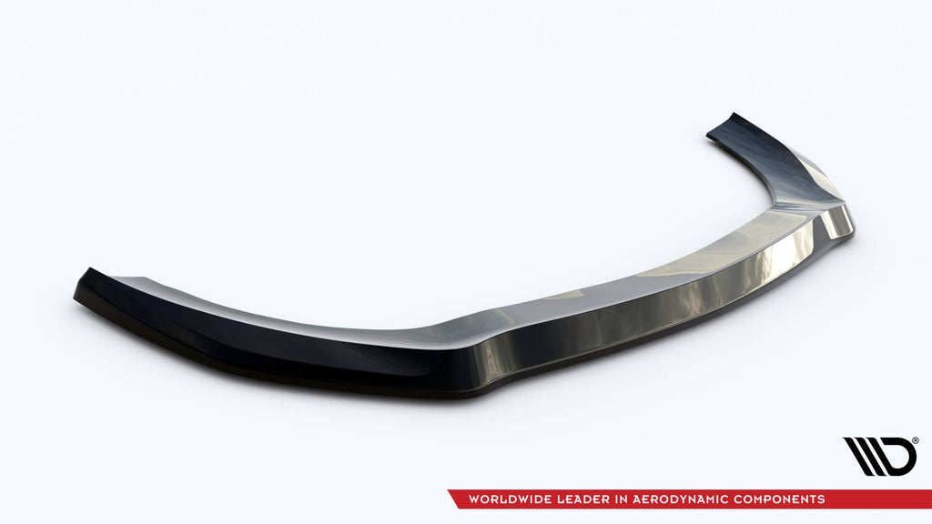 Maxton Design Street+ Spoilerlippe Front Ansatz V.1 passend für Mercedes-Benz V-Klasse W447 Facelift schwarz Hochglanz