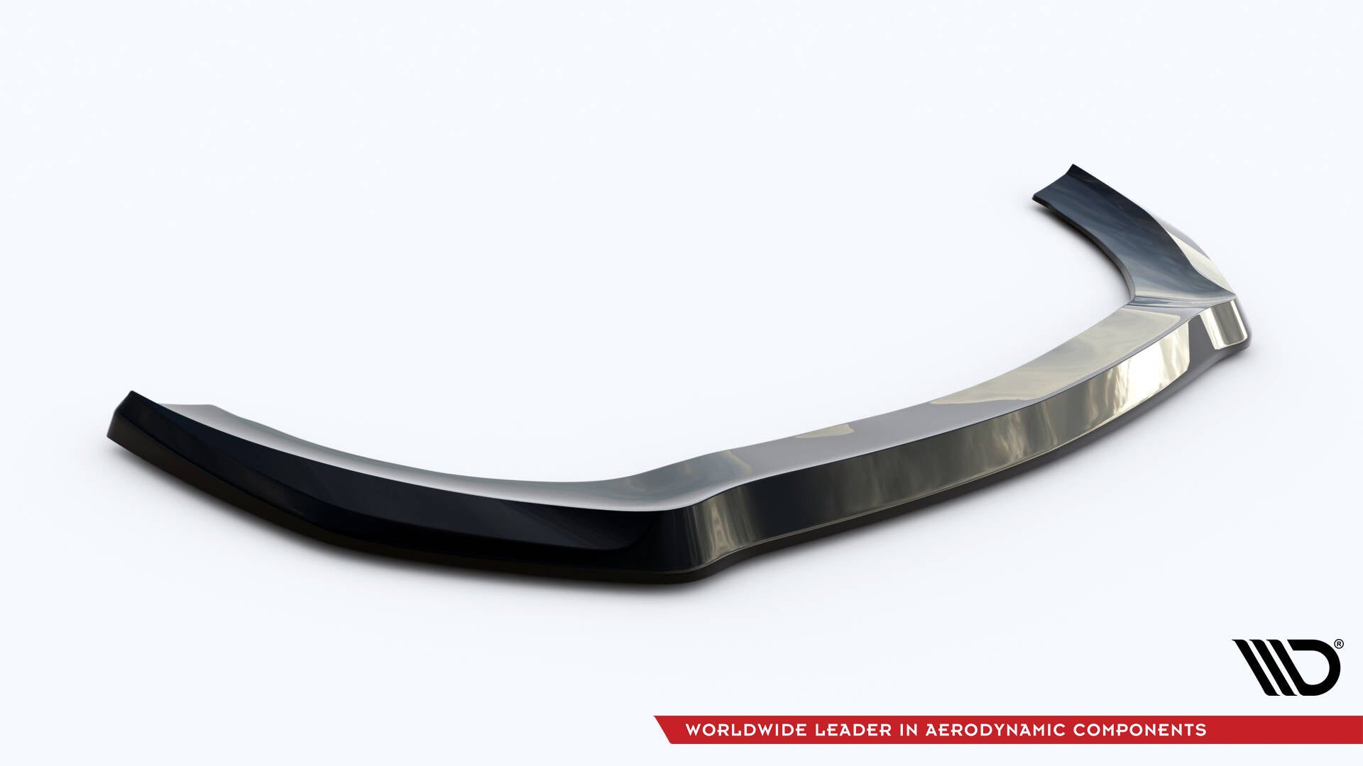 Maxton Design Street+ Spoilerlippe Front Ansatz V.1 passend für Mercedes-Benz V-Klasse W447 Facelift schwarz Hochglanz