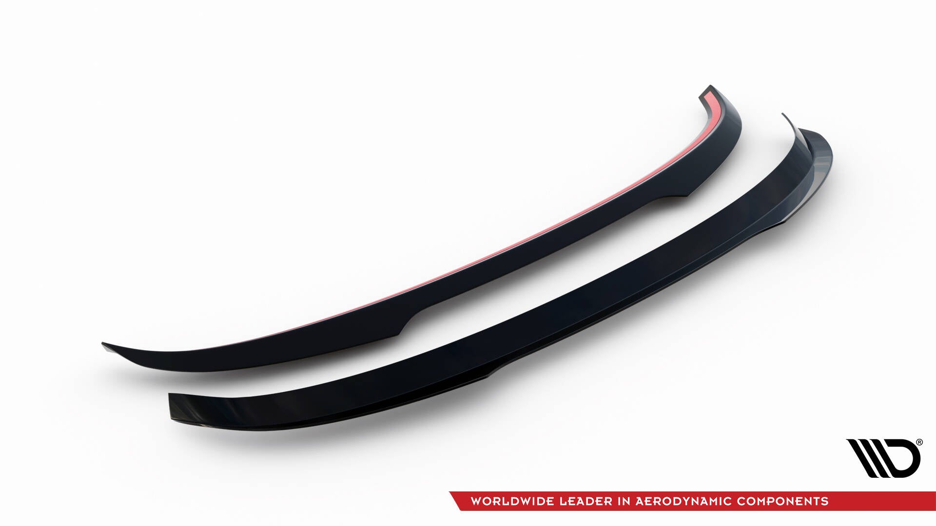 Maxton Design Spoiler CAP passend für Audi A3 Sportback 8V Facelift schwarz Hochglanz
