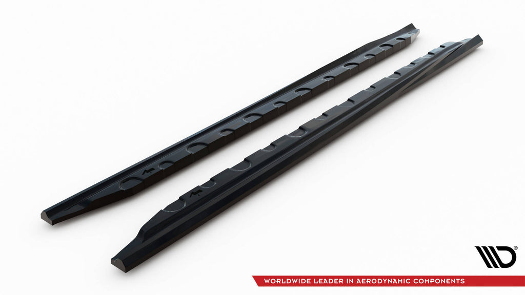 Maxton Design Street+ Seitenschweller Leisten passend für Opel Cascada schwarz Hochglanz
