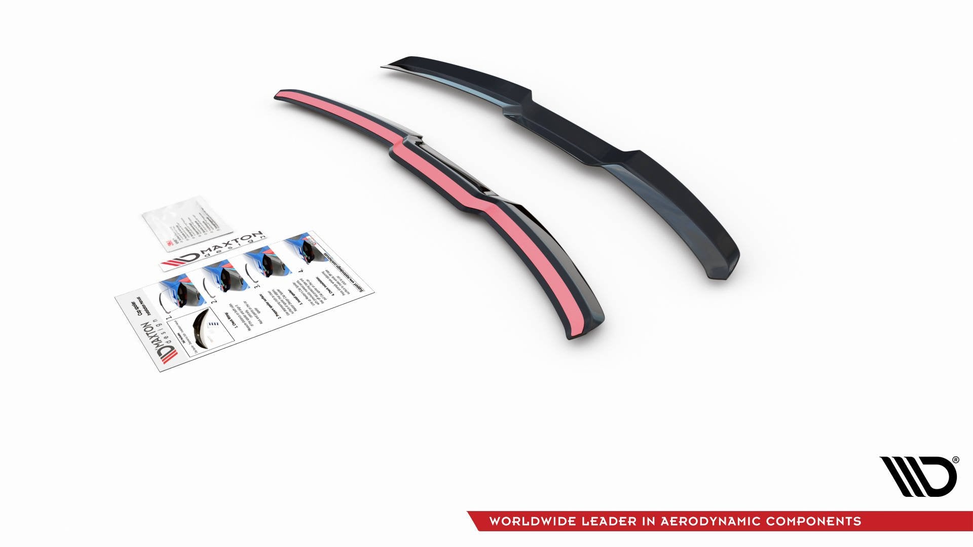 Maxton Design Spoiler CAP passend für Audi A1 S-Line GB schwarz Hochglanz