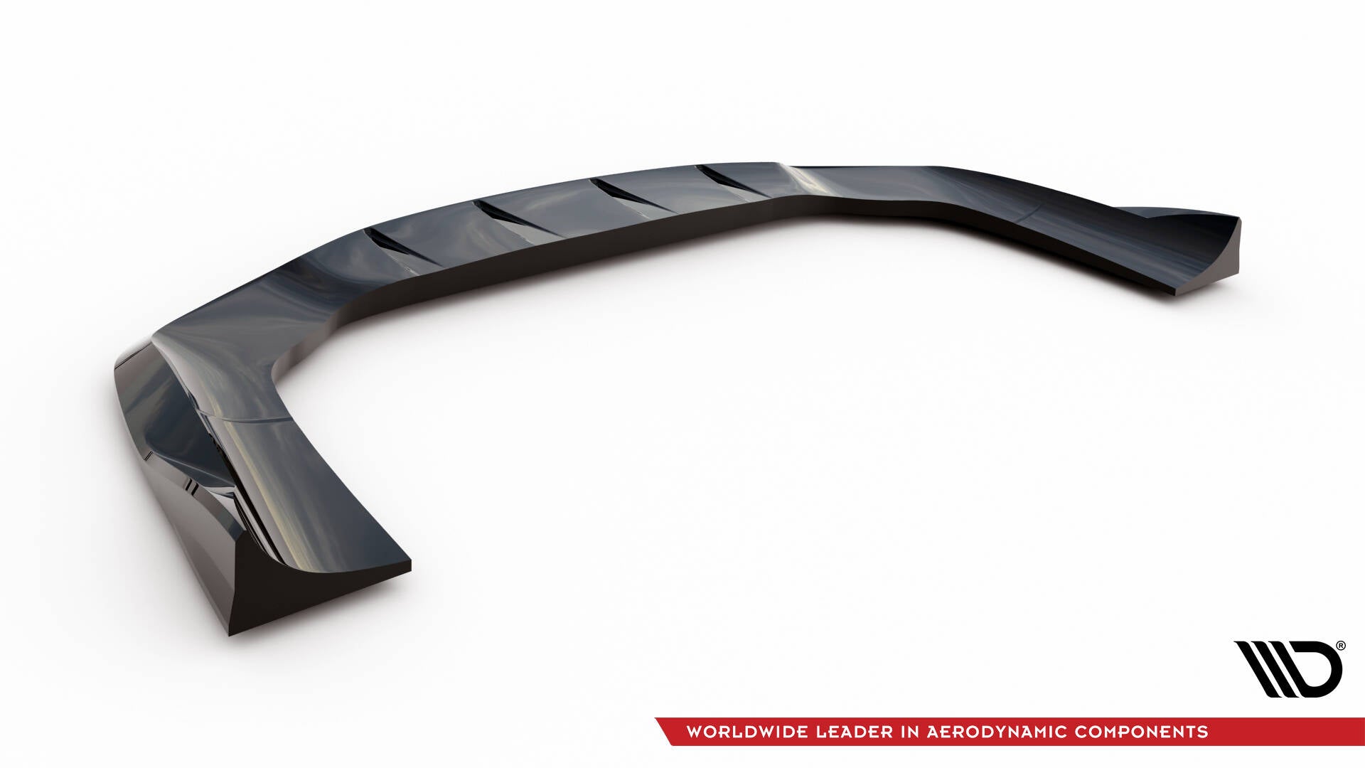 Maxton Design Street+ Mittlerer Diffusor RACE V.2 passend für Mercedes-AMG GT 63 / 55 / 63 S E Performance C192 schwarz Hochglanz