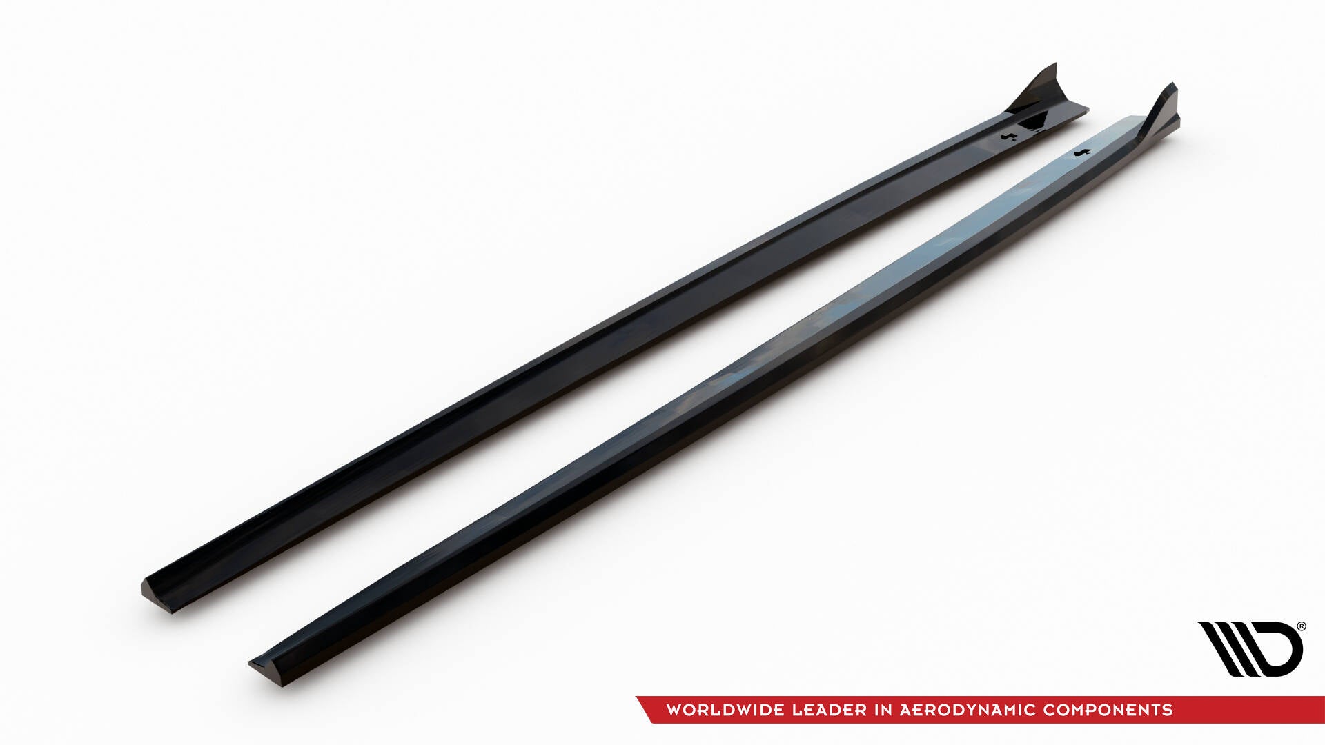 Maxton Design Street+ Seitenschweller Leisten passend für V.3 passend für Audi RS3 Limousine 8V Facelift schwarz Hochglanz