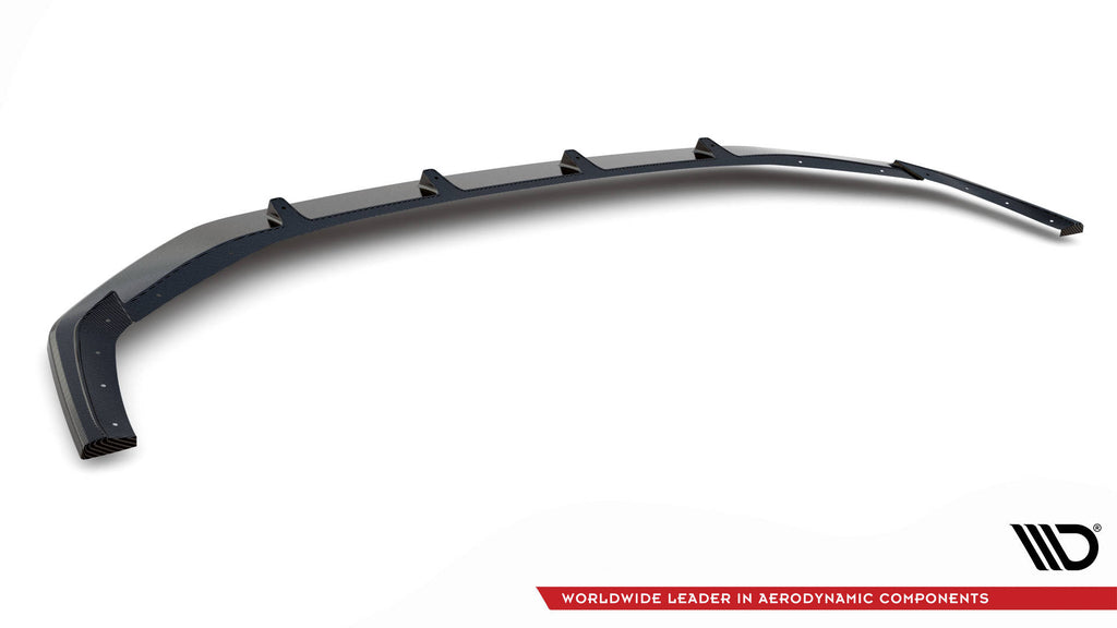 Maxton Design Prepreg Carbon Fiber Street+ Spoilerlippe Front Ansatz passend für Audi RS7 C8