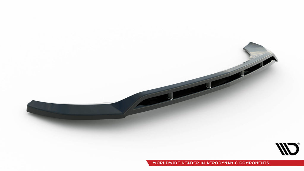 Maxton Design Street+ Spoilerlippe Front Ansatz passend für Mercedes-Benz GLC Coupe AMG-Line /43 AMG C253 schwarz Hochglanz