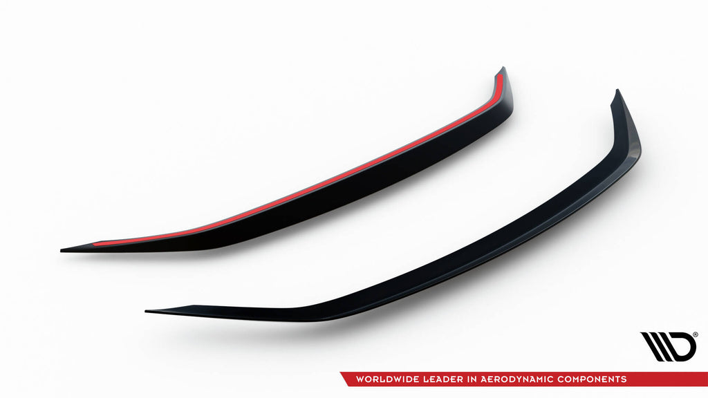 Maxton Design Spoiler CAP passend für Chevrolet Camaro SS Mk6 Facelift schwarz Hochglanz