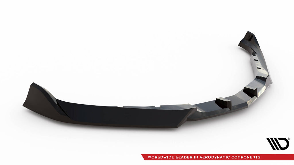 Maxton Design Street+ Spoilerlippe Front Ansatz V.2 passend für Chevrolet Camaro SS Mk6 Facelift schwarz Hochglanz