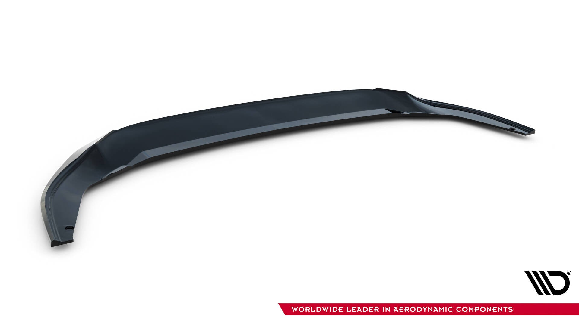 Maxton Design Street+ Spoilerlippe Front Ansatz V.4 passend für VW Golf GTI Clubsport Mk8 Facelift schwarz Hochglanz