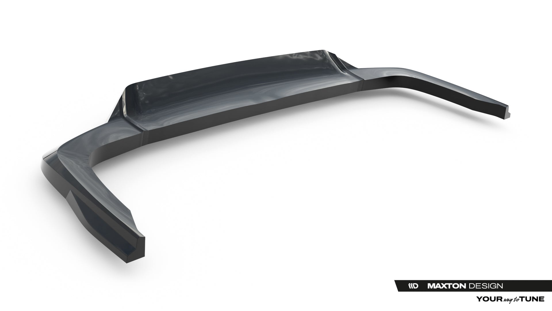 Maxton Design Street+ Mittlerer Diffusor RACE passend für Omoda 9 Mk1 schwarz Hochglanz