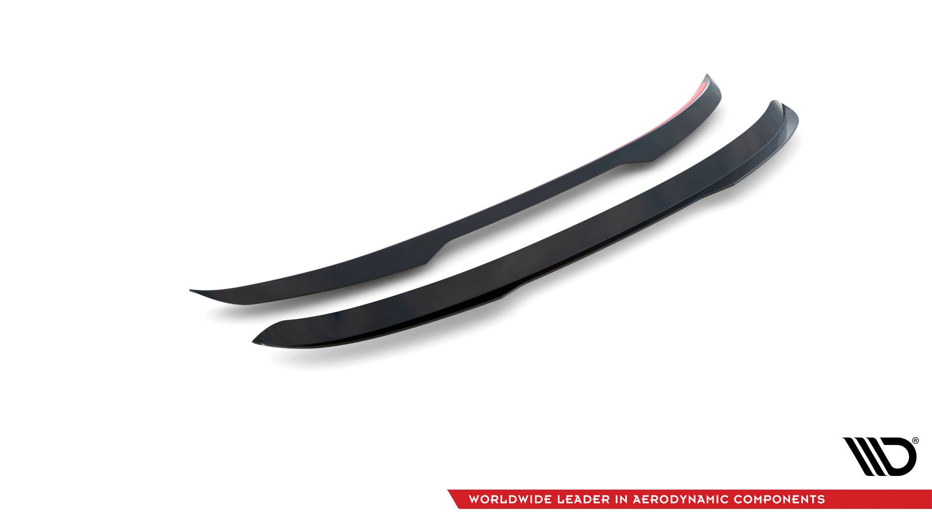 Maxton Design Höher Spoiler CAP passend für Ford Mustang Mach-E Mk1 schwarz Hochglanz