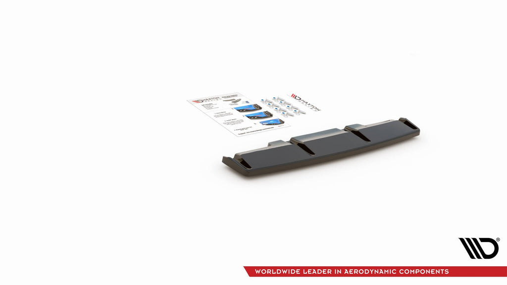 Maxton Design Heckansatz VW Golf R Hatchback Mk8 / Mk8 Facelift schwarz Hochglanz für Volkswagen Golf Mk8 Facelift