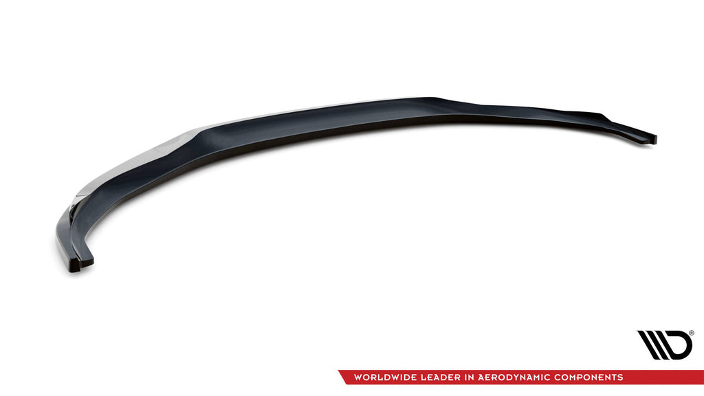 Maxton Design Street+ Spoilerlippe Front Ansatz V.1 passend für BMW 4er / i4 Gran Coupe M-Paket / M440i G26 schwarz Hochglanz