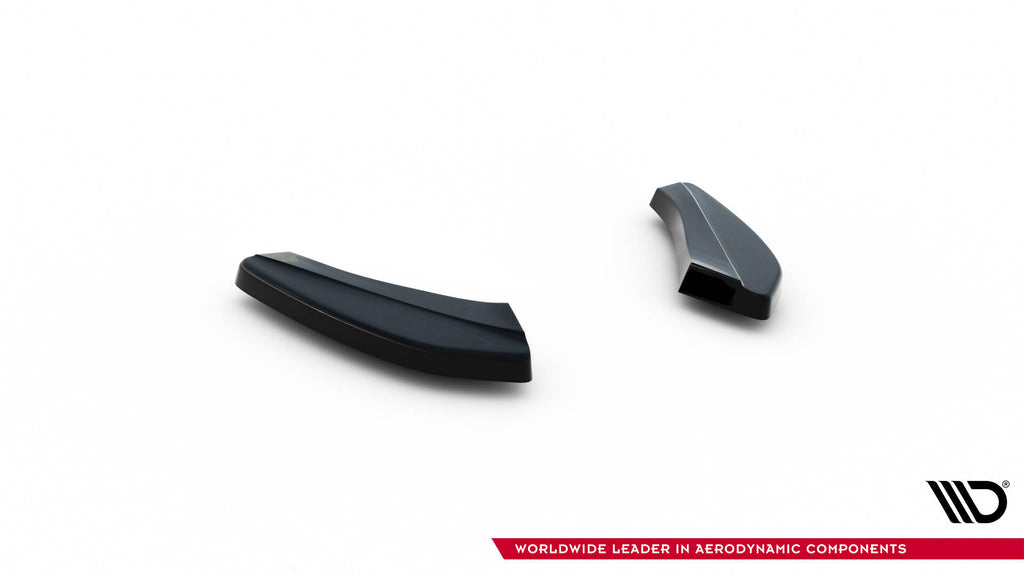 Maxton Design Heck Ansatz Flaps Diffusor passend für VW Golf GTI Clubsport Mk7 schwarz Hochglanz