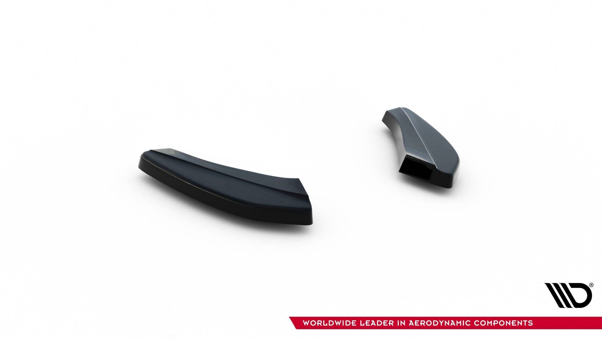 Maxton Design Heck Ansatz Flaps Diffusor passend für VW Golf GTI Clubsport Mk7 schwarz Hochglanz